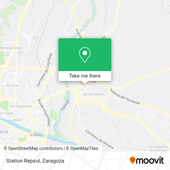 Station Repsol map