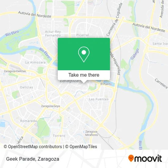 Geek Parade map