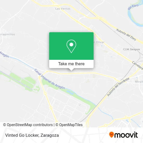 Vinted Go Locker map