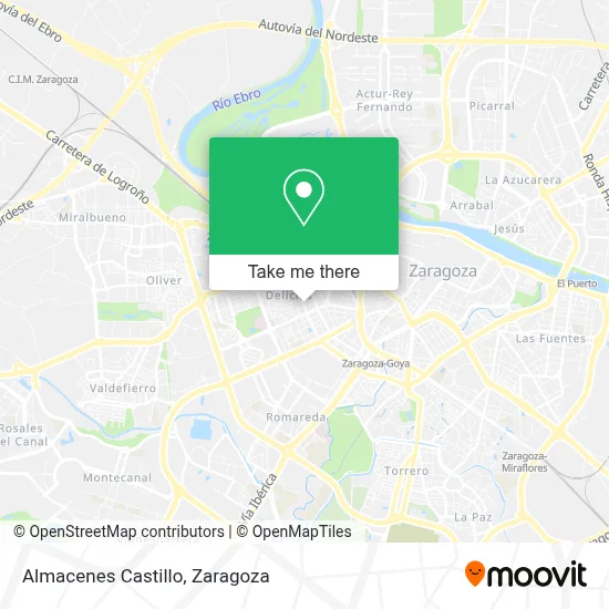 Almacenes Castillo map