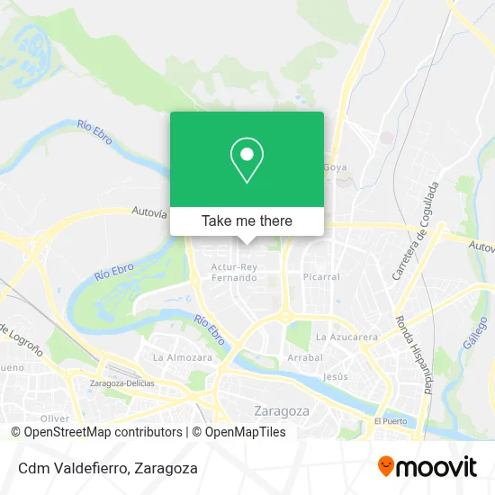 Cdm Valdefierro map