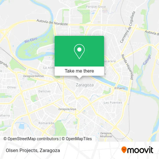 Olsen Projects map