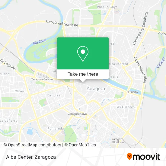 Centro Alba map