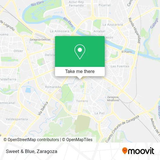 Sweet & Blue map