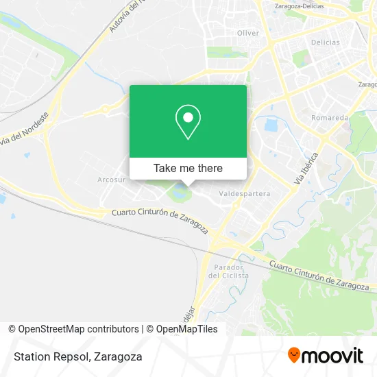 Station Repsol map