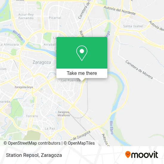 Station Repsol map