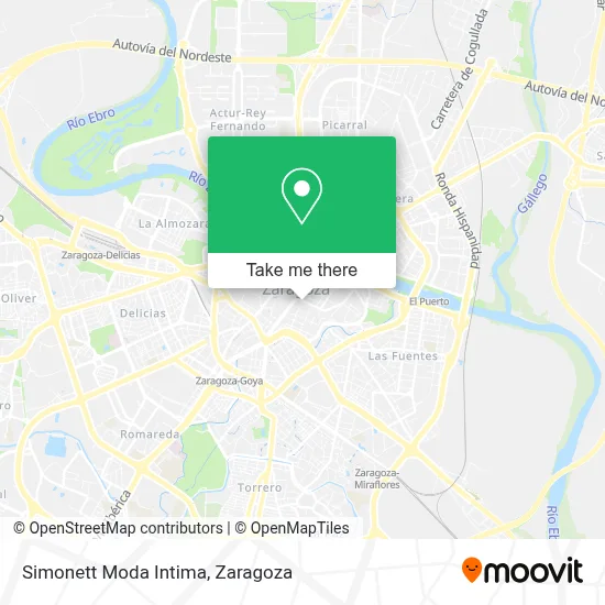 Simonett Moda Intima map