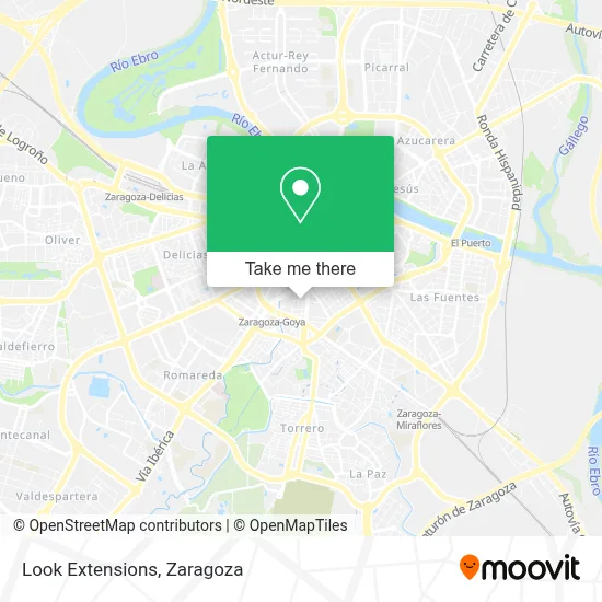 Look Extensions map