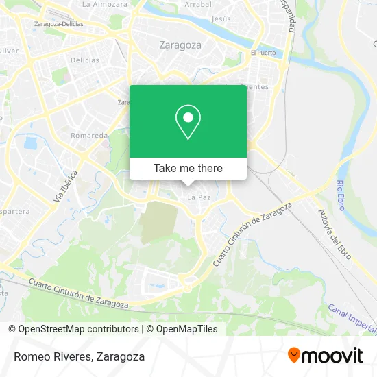 Romeo Riveres map