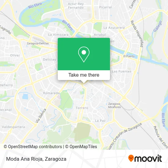 Moda Ana Rioja map