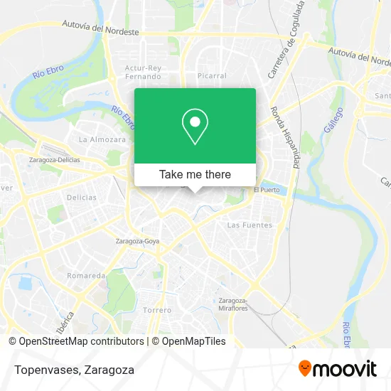 Topenvases map