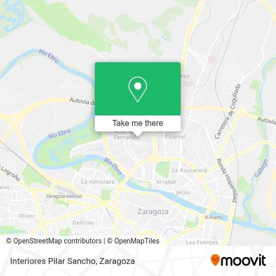 Interiores Pilar Sancho map