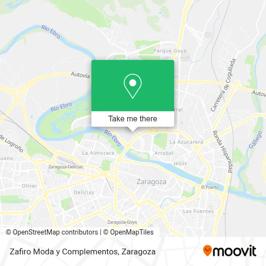 Zafiro Moda y Complementos map