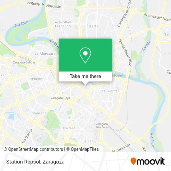 Station Repsol map