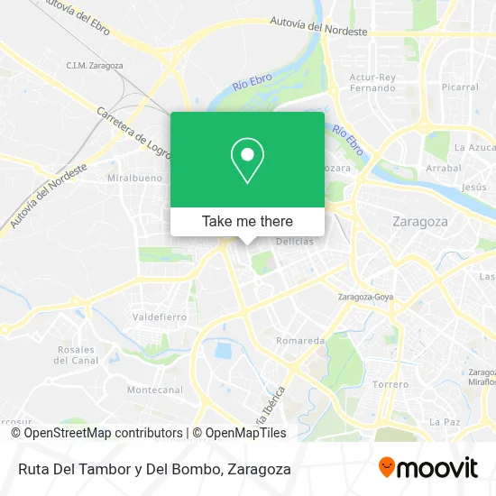 Ruta Del Tambor y Del Bombo map