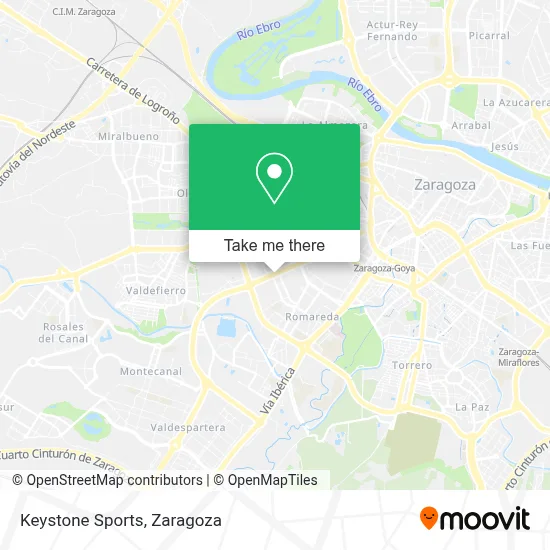 Keystone Sports map