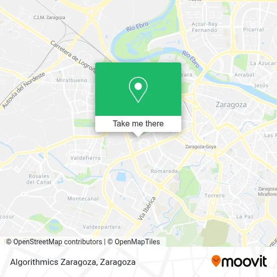 Algorithmics Zaragoza map