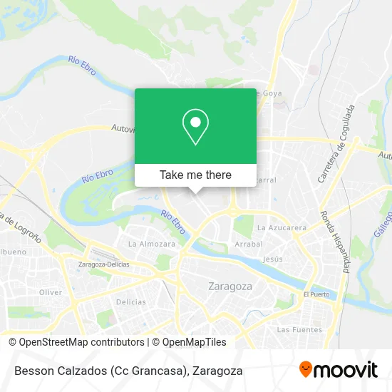 Besson Calzados (Cc Grancasa) map