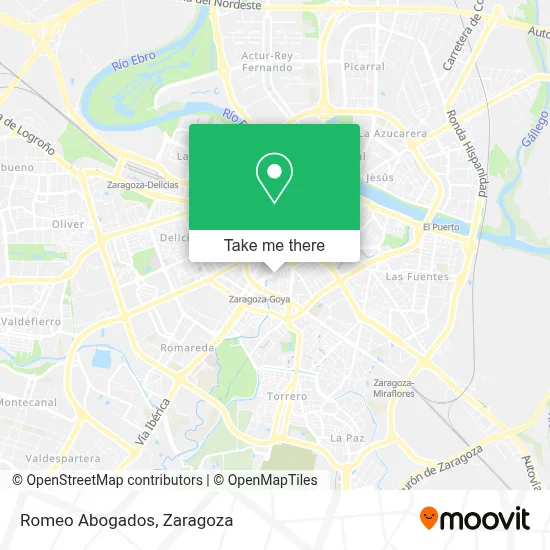 Romeo Abogados map