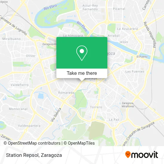 Station Repsol map