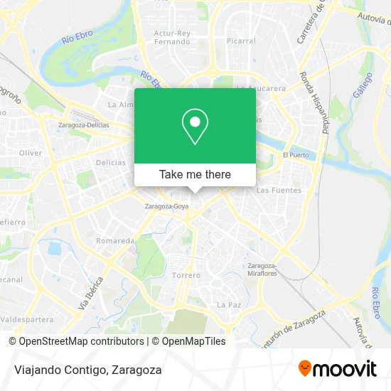 Viajando Contigo map