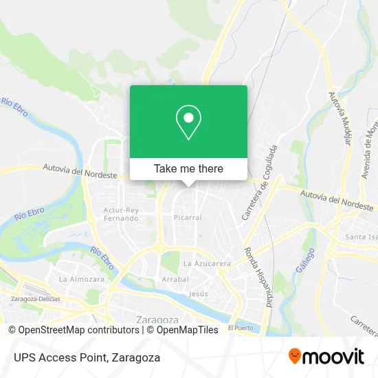 Ups Access Point map
