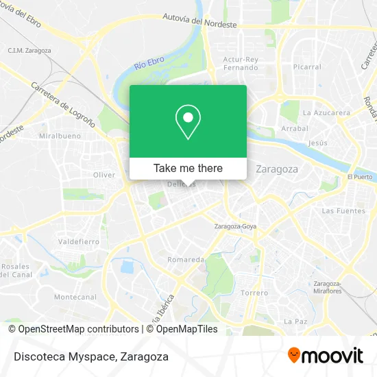 Discoteca Myspace map