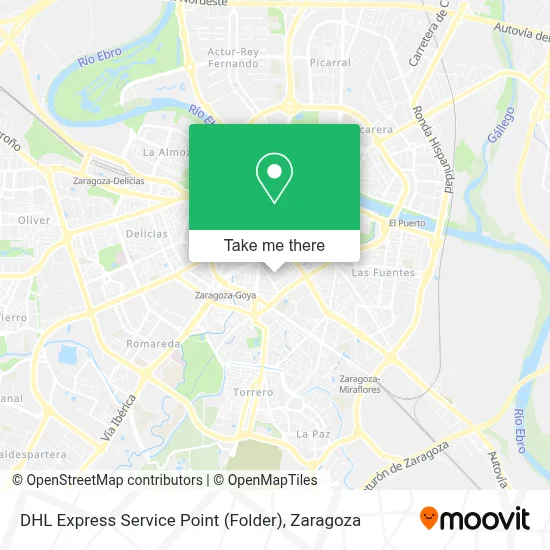 DHL Express Service Point (Folder) map