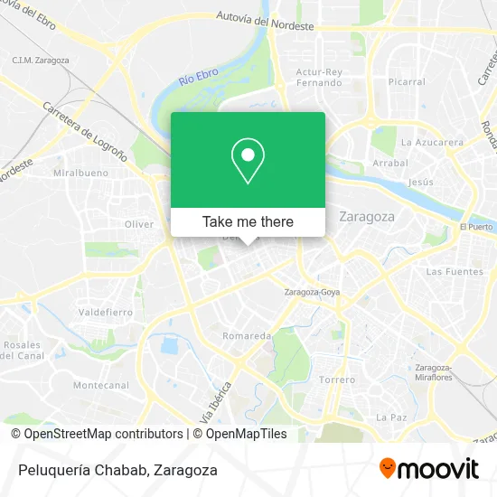 Peluquería Chabab map