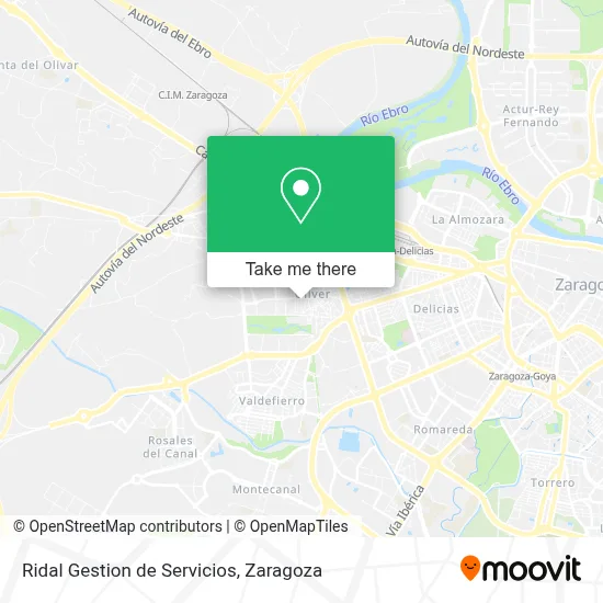 Ridal Gestion de Servicios map