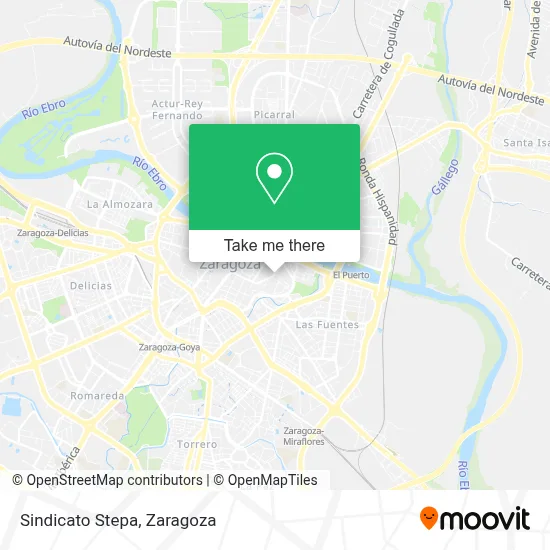 Sindicato Stepa map
