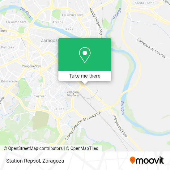 Station Repsol map