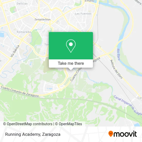 Running Academy map