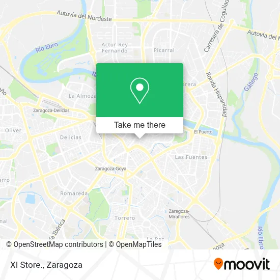 XI Store. map