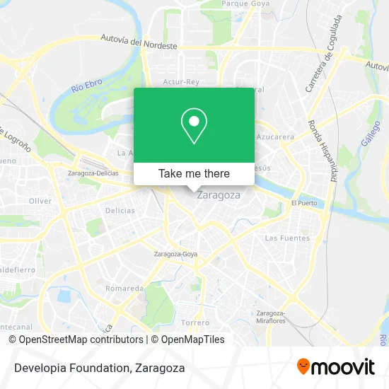 Developia Foundation map