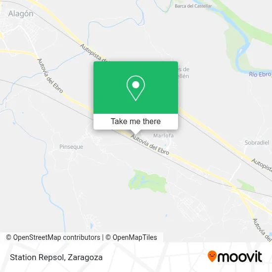 Station Repsol map
