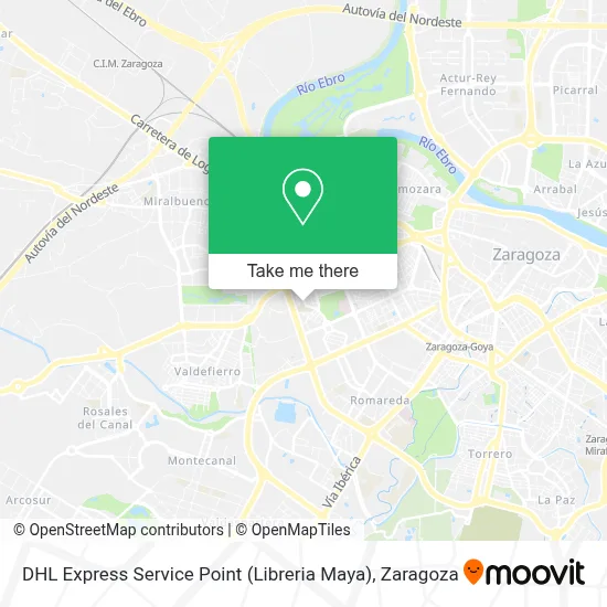 DHL Express Service Point (Libreria Maya) map