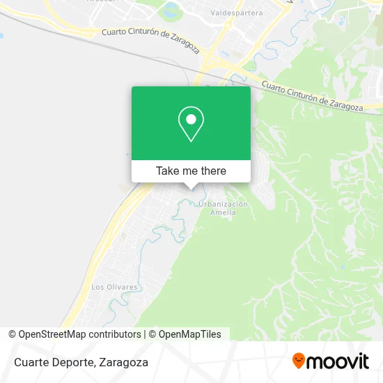 Cuarte Deporte map