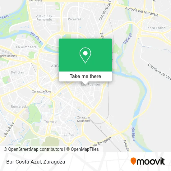 Bar Costa Azul map