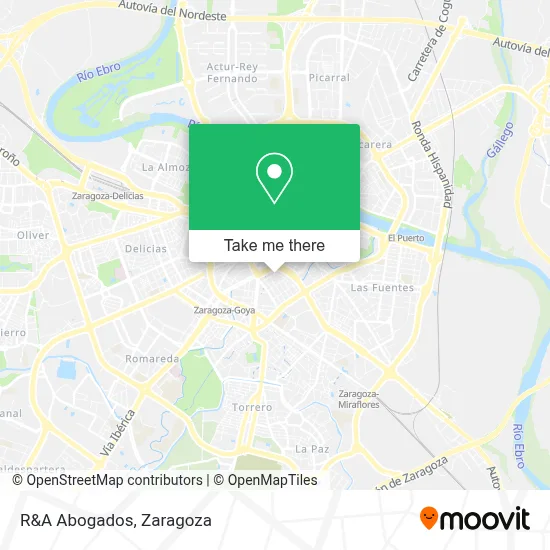 R&A Abogados map