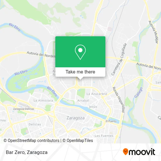 Bar Zero map