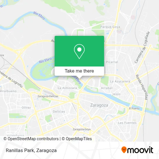 Ranillas Park map