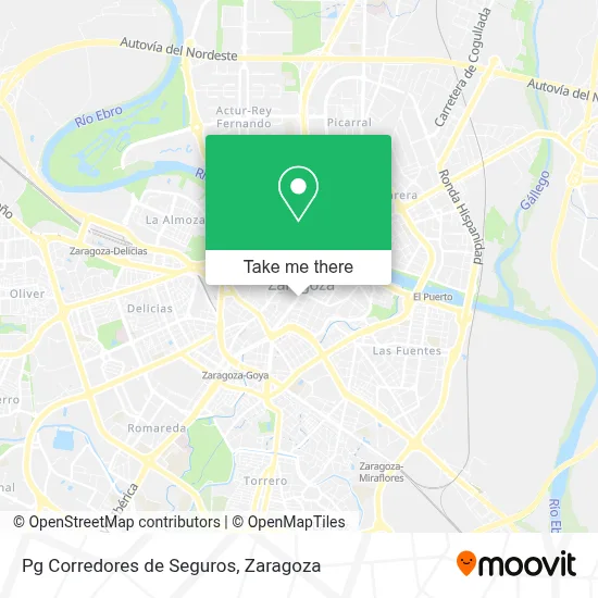 Pg Corredores de Seguros map