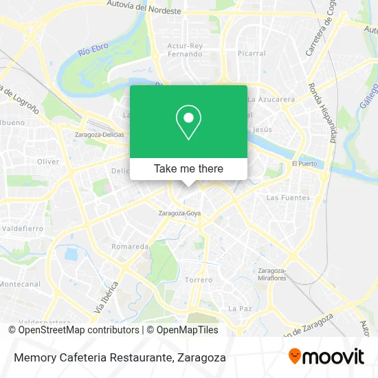Memory Cafeteria Restaurante map