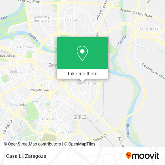 Casa Li map
