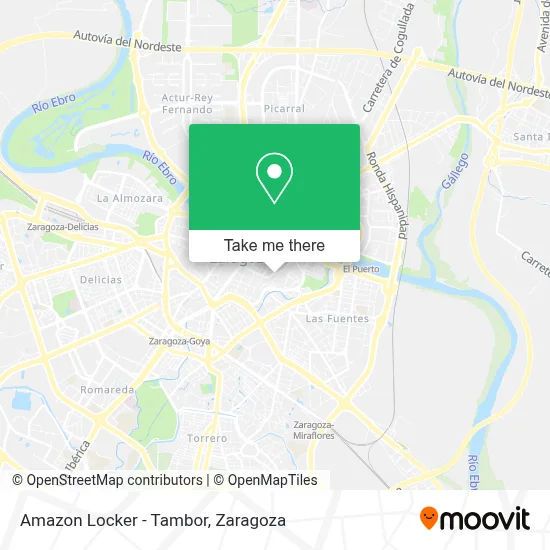 Amazon Locker - Tambor map