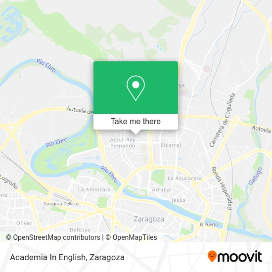 Academia In English map
