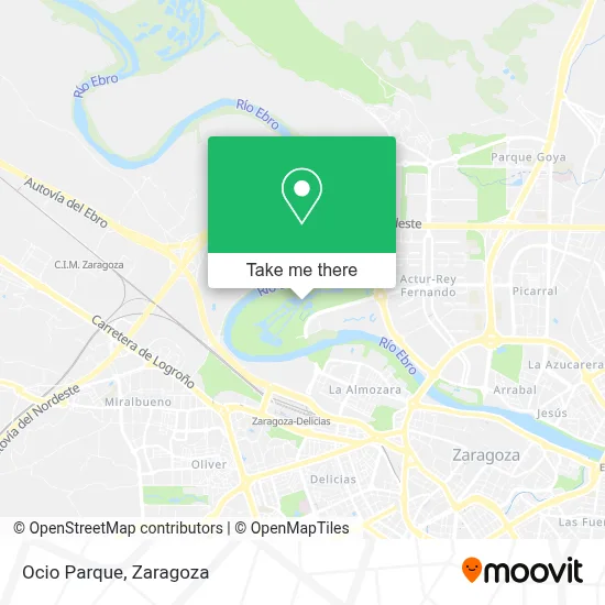 Ocio Parque map