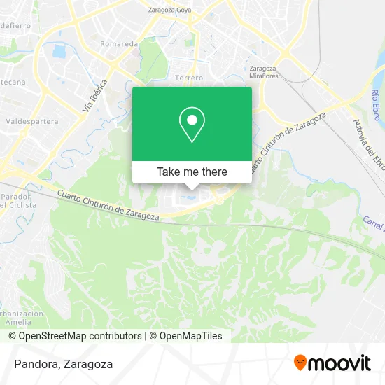 Pandora map