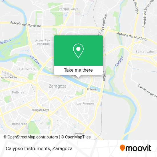Calypso Instruments map